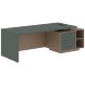 Стол руководителя с тумбой VCT 2390(R) 2300х900х750 VELION в Липецке 