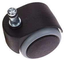 НАБОР КОЛЕС БЮРОКРАТ BRAKECASTORSETPU ЧЕРНЫЙ ДЛЯ ПАРКЕТА/ЛАМИНАТА в Липецке 