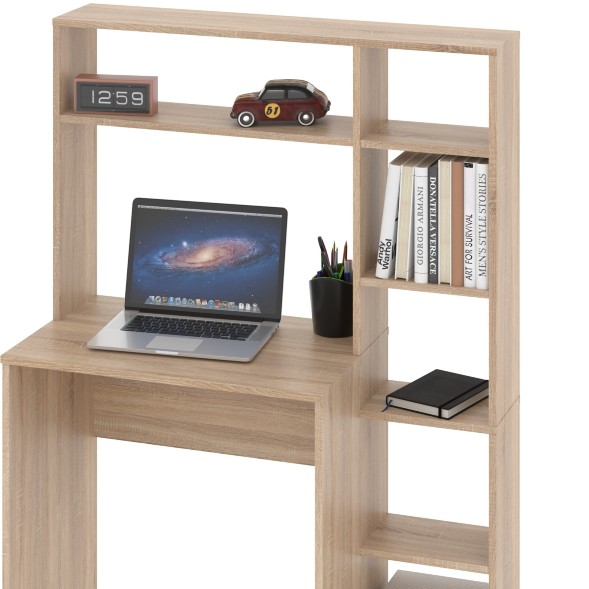 Стол компьютерный CD 1010 Дуб Сонома светлый 1000х450х1410 COMP в Липецке 