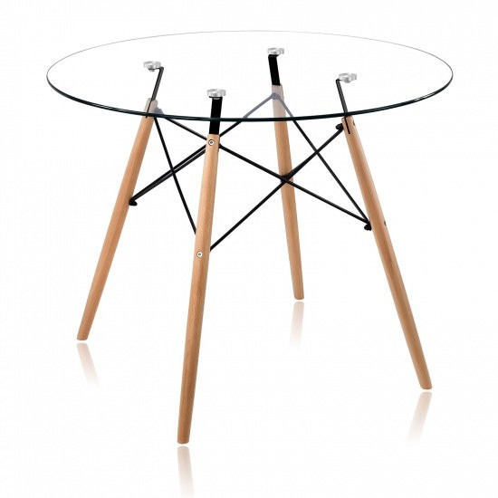 Стол DSW glass, d-80см