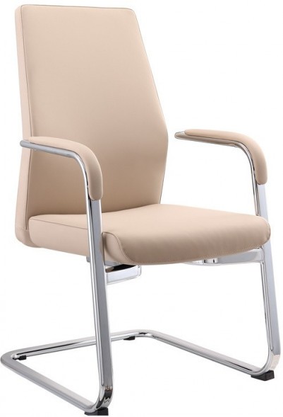 Кресло Бюрократ _JONS-LOW-V/кожа в Липецке 