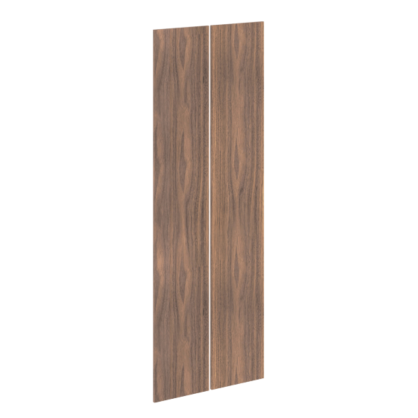 Дверь высокая (2шт) VRHD 40-2 Американский орех 790х19х2206 VELION VENEER в Липецке 