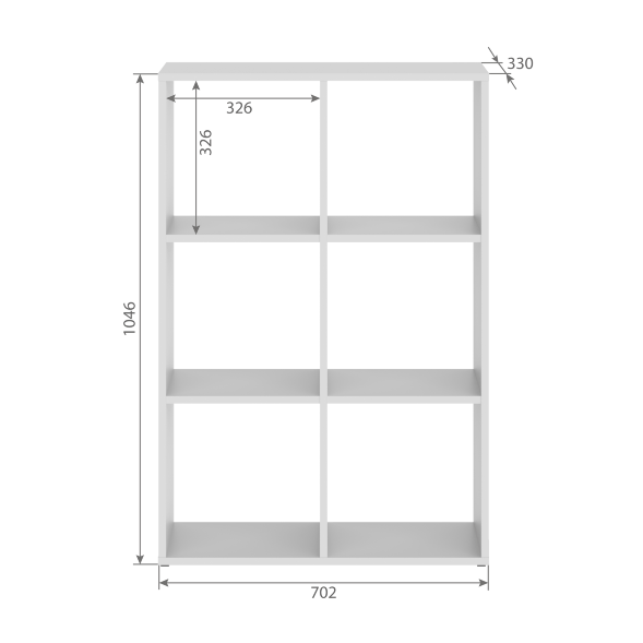 Стеллаж SH 7042 702х330х1042 COMP в Липецке 