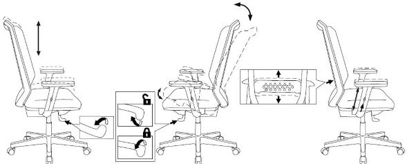 Кресло Бюрократ MC-611N