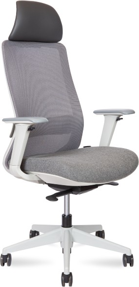 Кресло руководителя Norden Como серый пластик