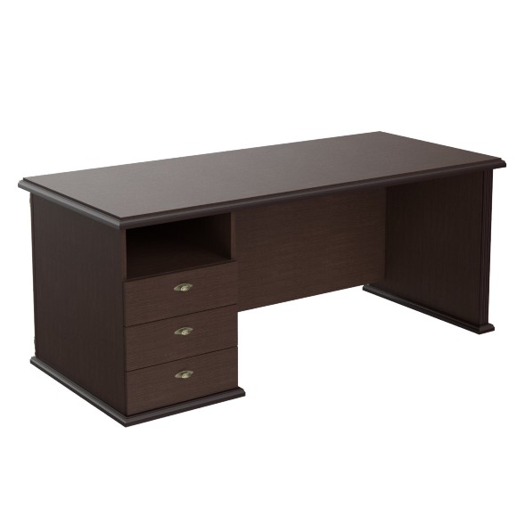 Стол руководителя однотумбовый RDT 188.A(L) 1800х800х750 RAUT в Липецке 