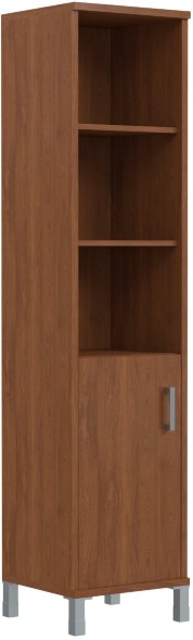 Шкаф-колонка высокая с глухой малой дверью B 431.2(R) Орех Гарда 475х450х2054 в Липецке 