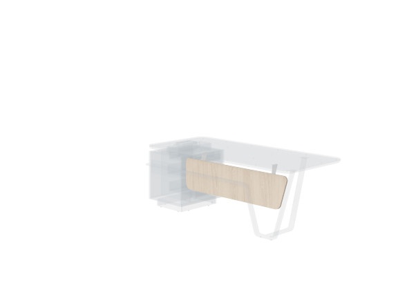 Стенка передняя СФ-577601 Дуб светлый/Белый премиум 1413х19х340 LINE в Липецке 