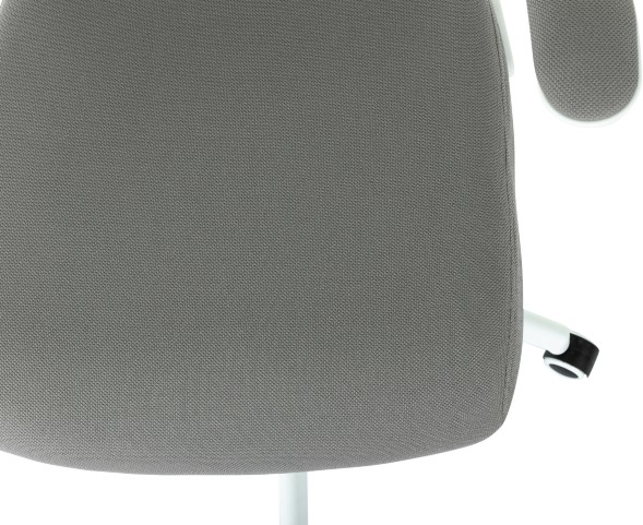 Кресло руководителя Бюрократ Sigma WH 1 серый сетка/ткань крестов. пластик пластик белый