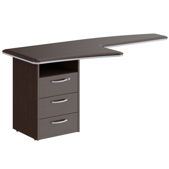 Брифинг-приставка с тумбой DB 1880.A(L) 1800х800х750 DIONI в Липецке 