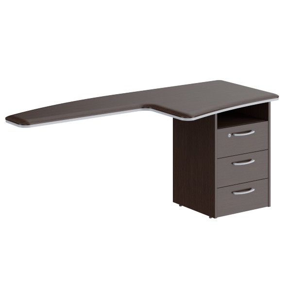 Брифинг-приставка с тумбой DB 1880.A(R) 1800х800х750 DIONI в Липецке 