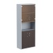 Шкаф комбинированный малыми стеклянными и глухими дверьми СТ-1.4 770*365*1975 I в Липецке 