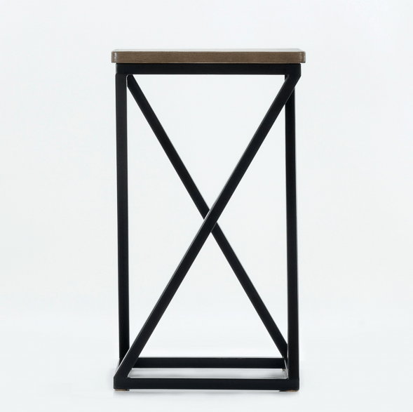 Кресло барное Barneo N-304 шпон массив