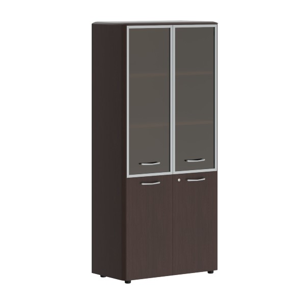 Шкаф комбинированный с замком в дверях малых и обвязкой DHC 85.7(Z) 892х450х1950 DIONI в Липецке 